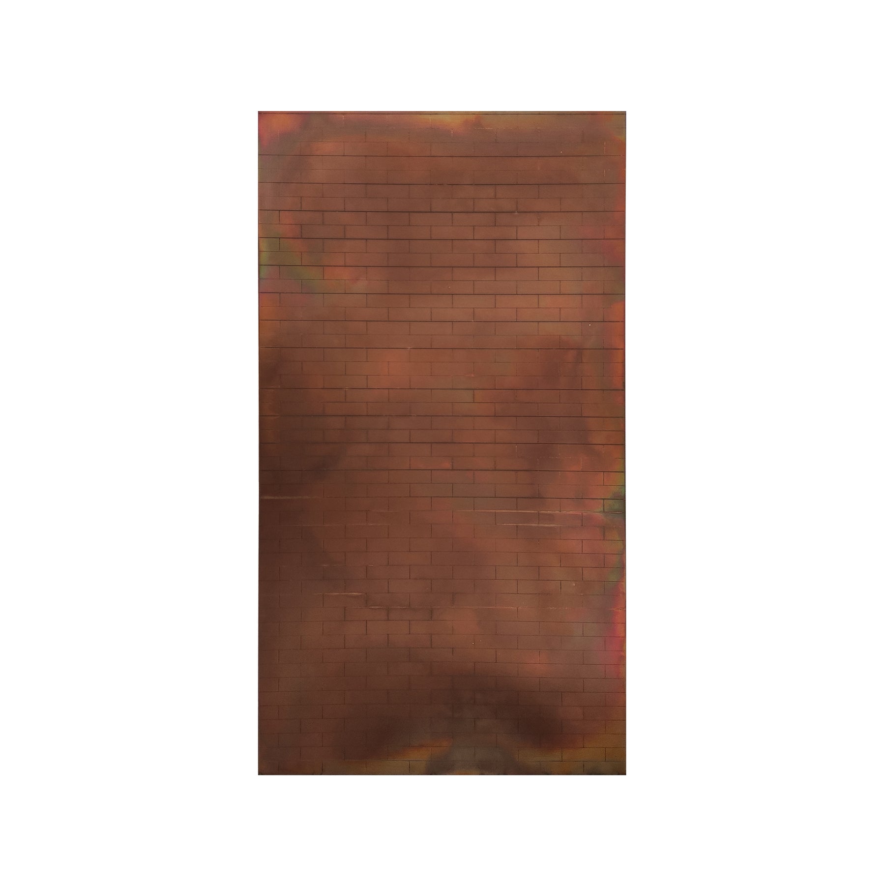 Fobest Custom Fire Copper Kitchen Range Hood with Brick Texture Arched Design FCP-342