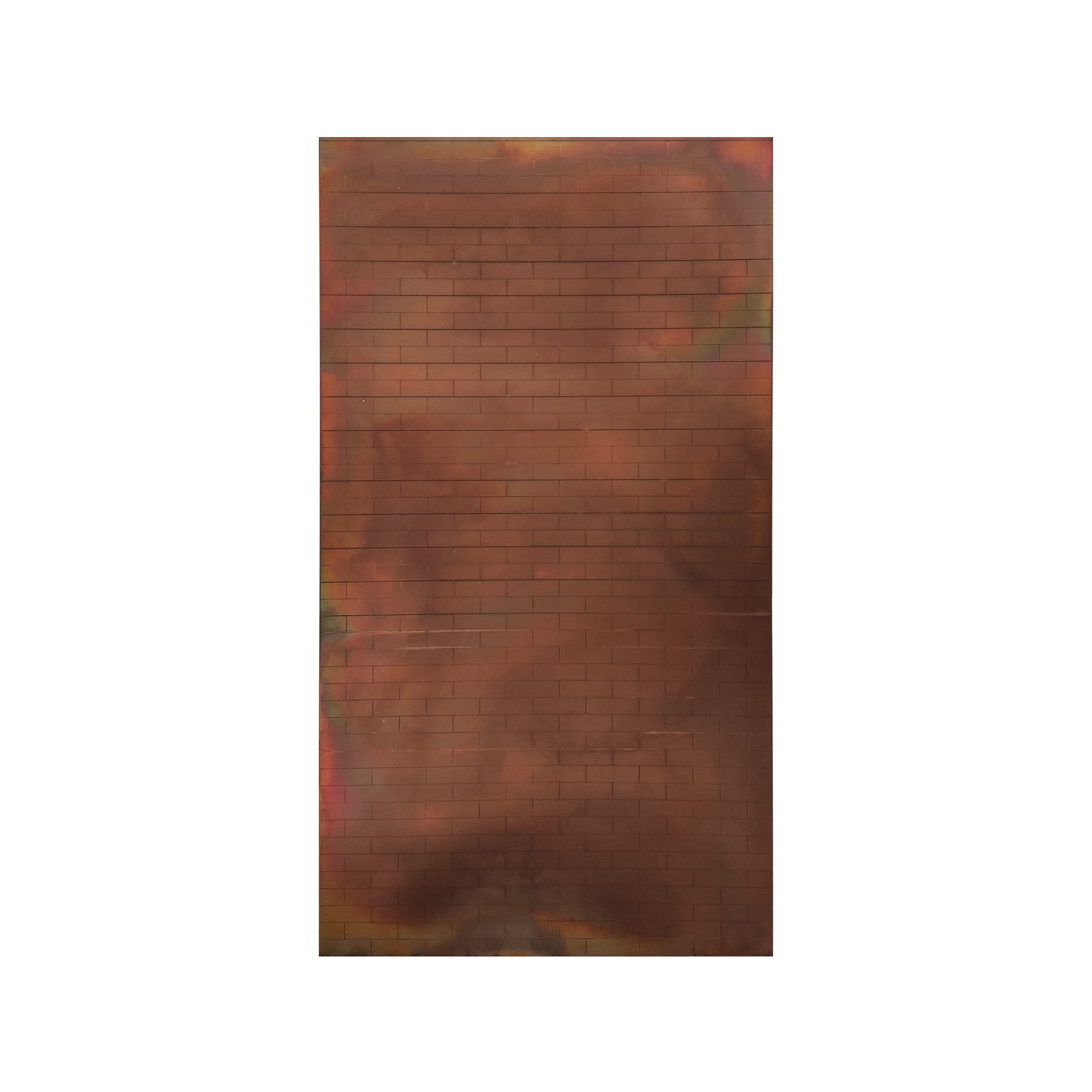 Fobest Custom Fire Copper Kitchen Range Hood with Brick Texture Arched Design FCP-342