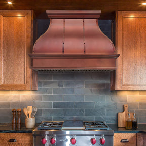 Fobest Custom Fire Copper Range Hood with Bell Shape FCP-393