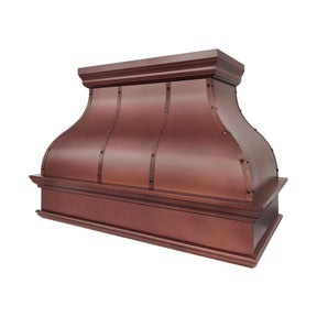 Fobest Custom Fire Copper Range Hood with Bell Shape FCP-393
