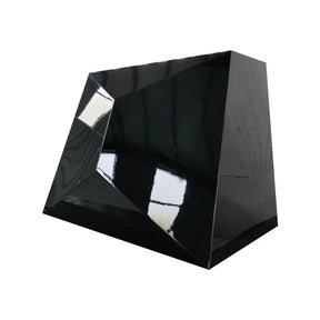 Fobest Custom Geometric Range Hood in Glossy Black FSS-664