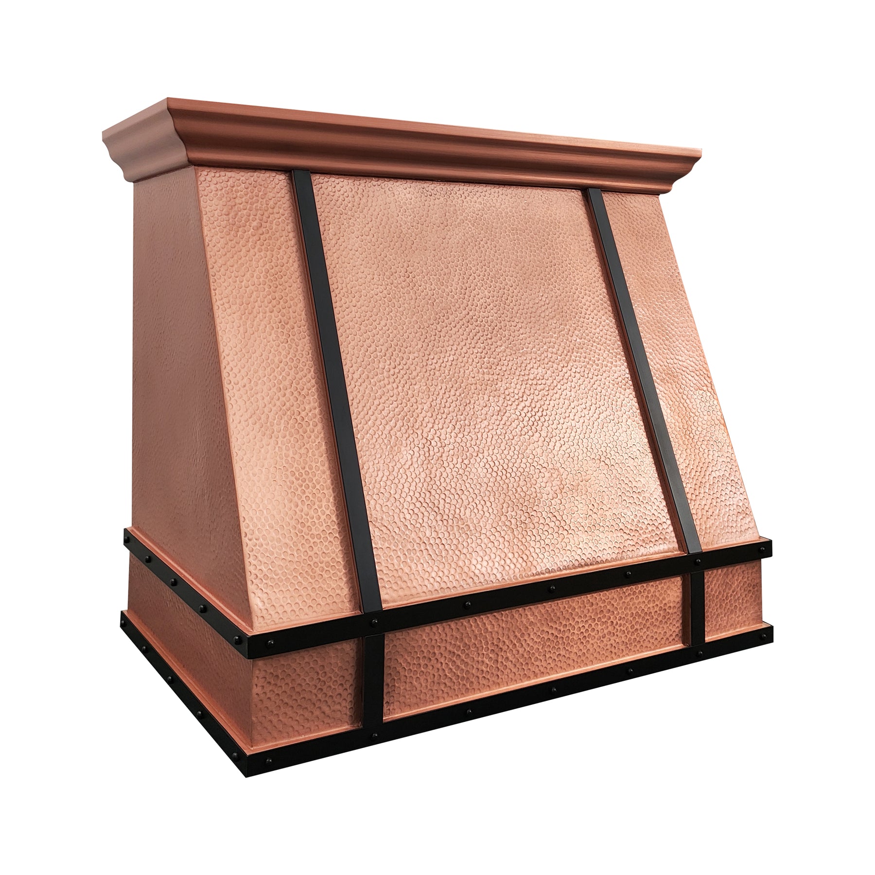 Fobest Custom Hammered Copper Kitchen Range Hood FCP-343