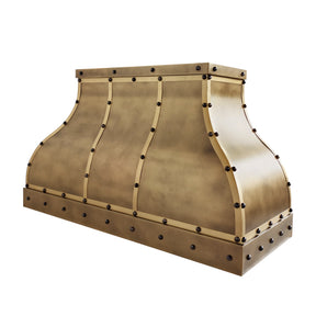 Fobest Custom Industrial Brass Range Hood in Bell Shape FSS-702