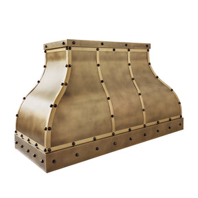 Fobest Custom Industrial Brass Range Hood in Bell Shape FSS-702