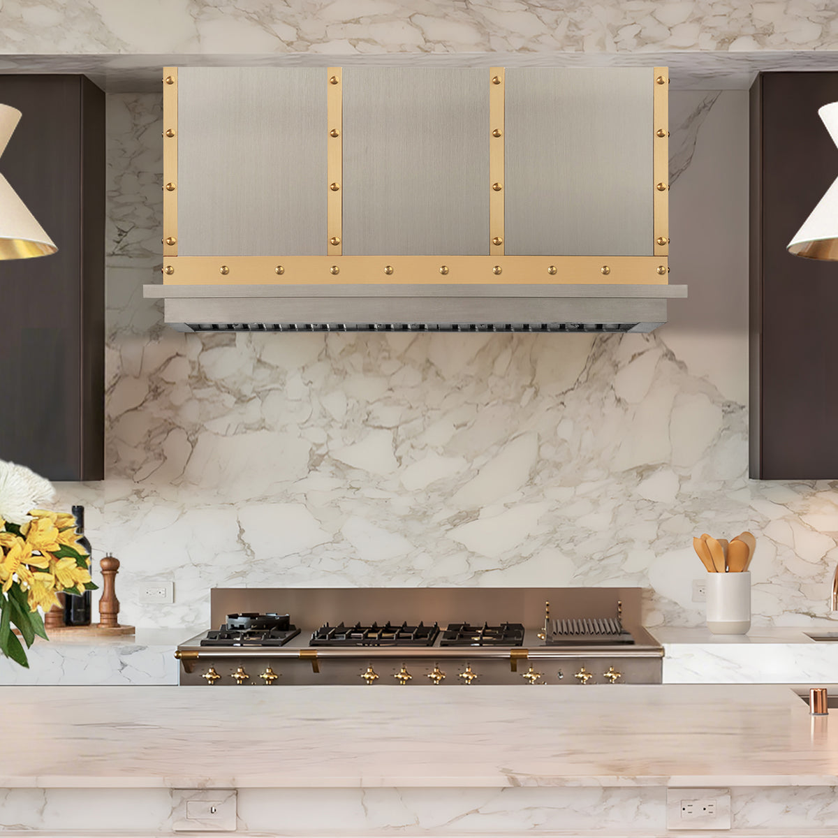 Fobest Custom Industrial Wall Mount Kitchen Range Hood in Stainless Steel FSS-579