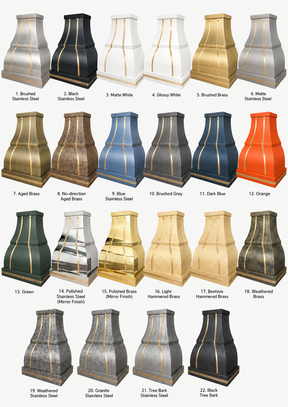 Fobest Custom Kitchen Hood Stainless Steel Finish with Bell Shape FSS-3