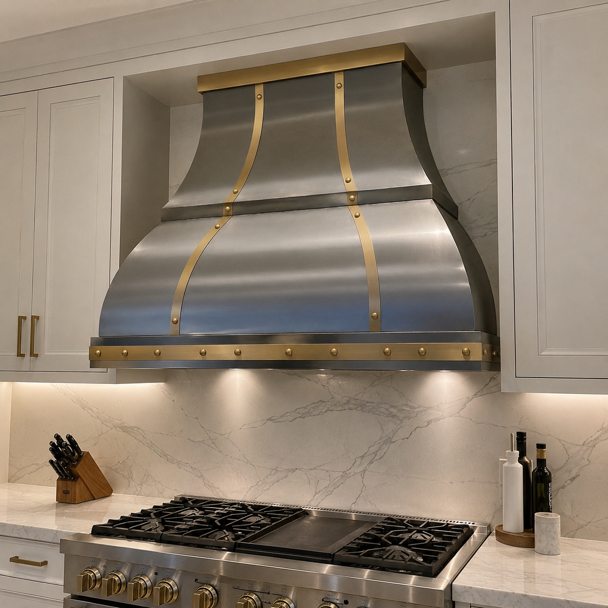 Fobest Custom Kitchen Hood Stainless Steel Finish with Bell Shape FSS-3