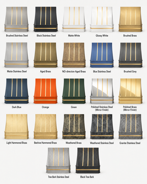 Fobest Custom Kitchen Hood with Brass Trims FSS-253
