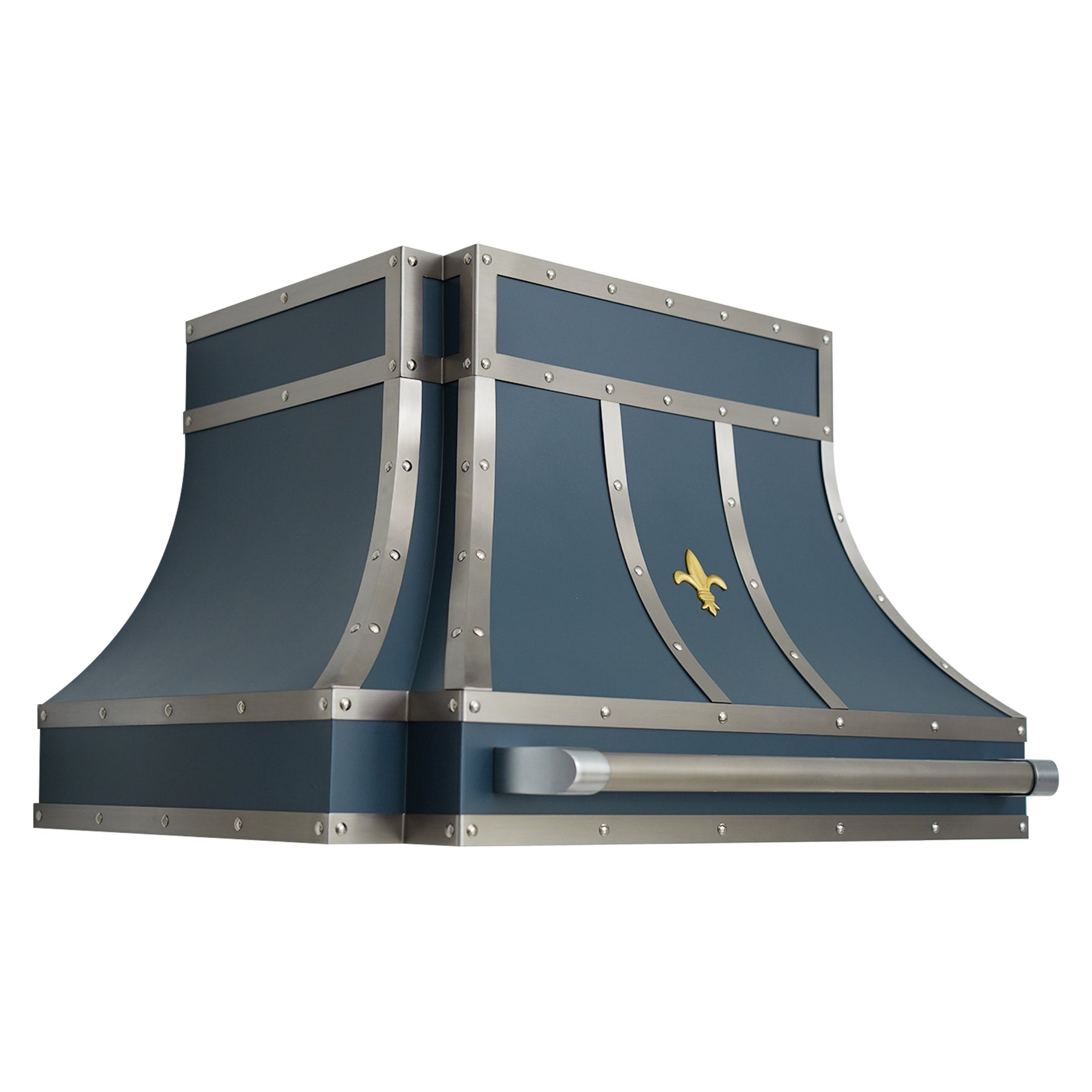 Fobest Custom Luxury Blue Stainless Steel Range Hood with Parallel Design  FSS-677