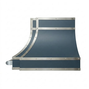 Fobest Custom Luxury Blue Stainless Steel Range Hood with Parallel Design  FSS-677