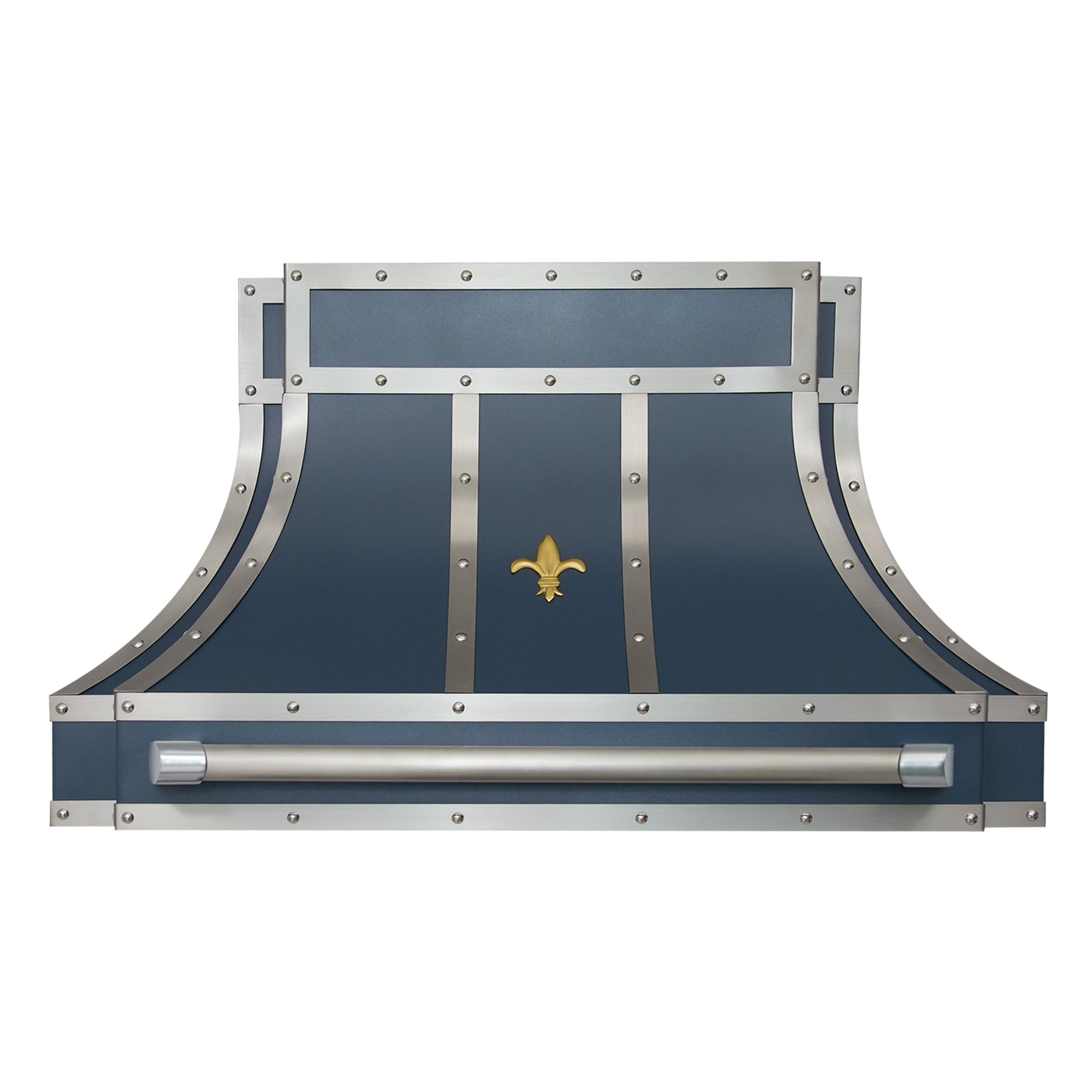 Fobest Custom Luxury Blue Stainless Steel Range Hood with Parallel Design  FSS-677
