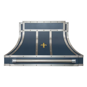 Fobest Custom Luxury Blue Stainless Steel Range Hood with Parallel Design  FSS-677