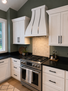 Fobest Custom Matte White Bell-Shaped Range Hood FSS-582