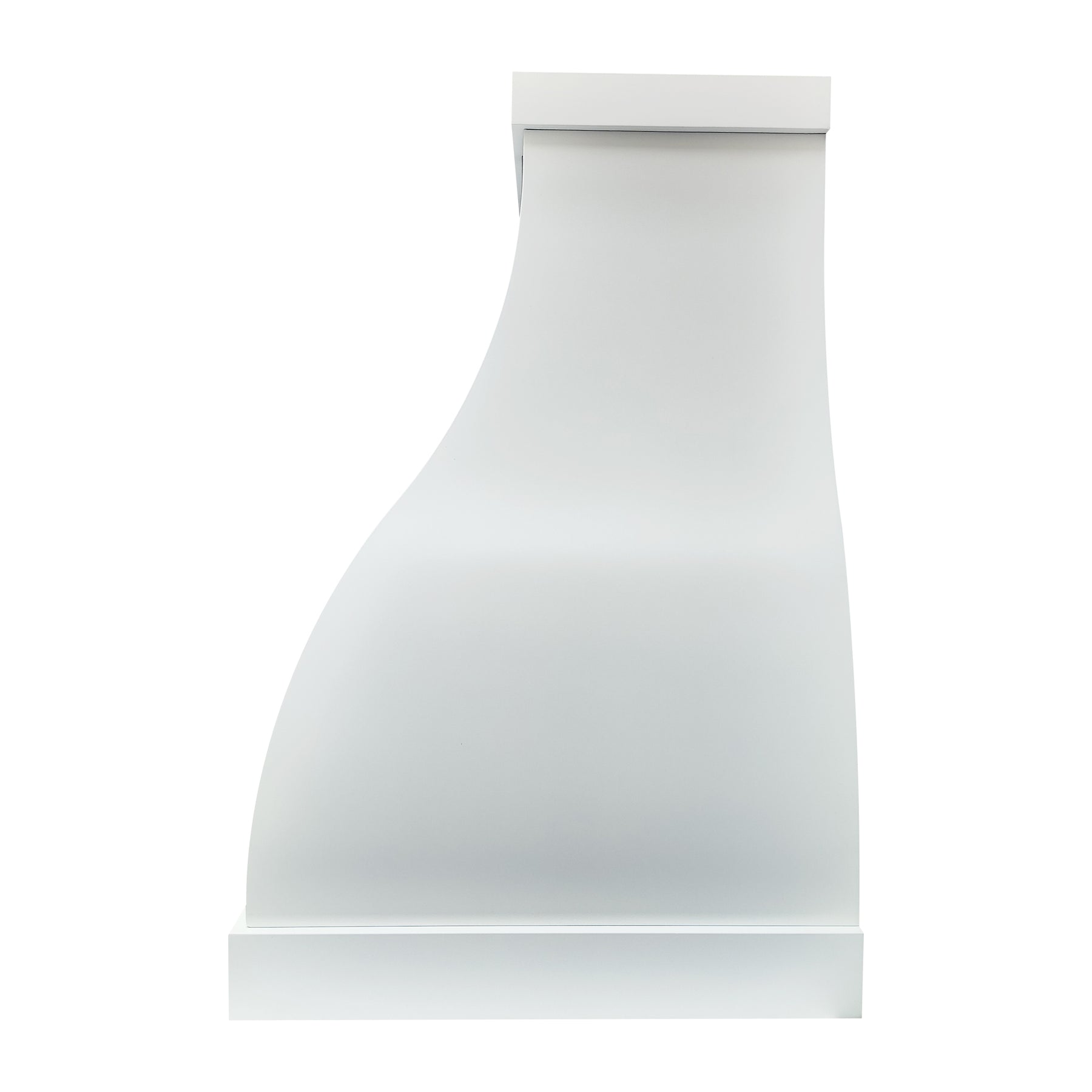 Fobest Custom Matte White Bell-Shaped Range Hood FSS-582