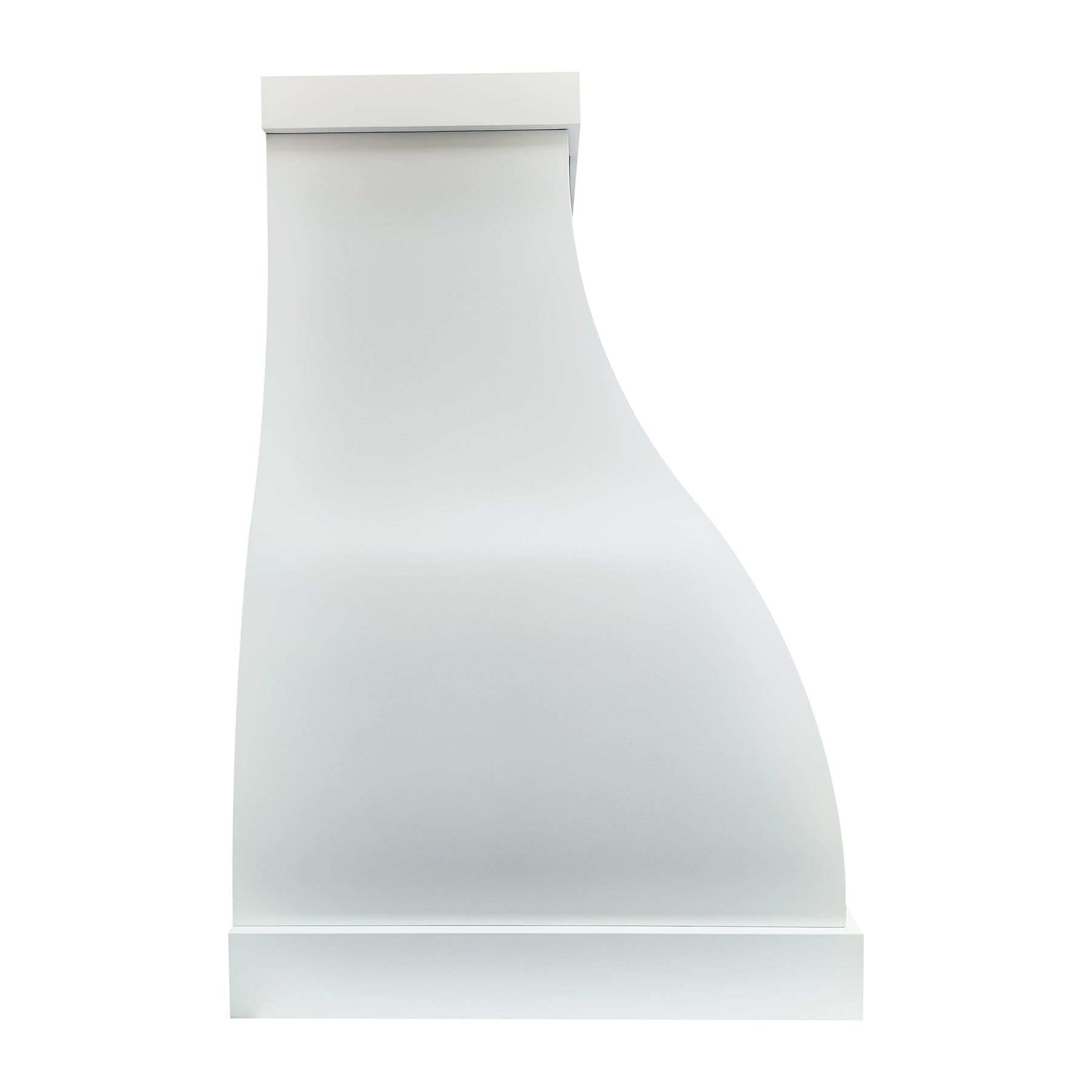 Fobest Custom Matte White Bell-Shaped Range Hood FSS-582