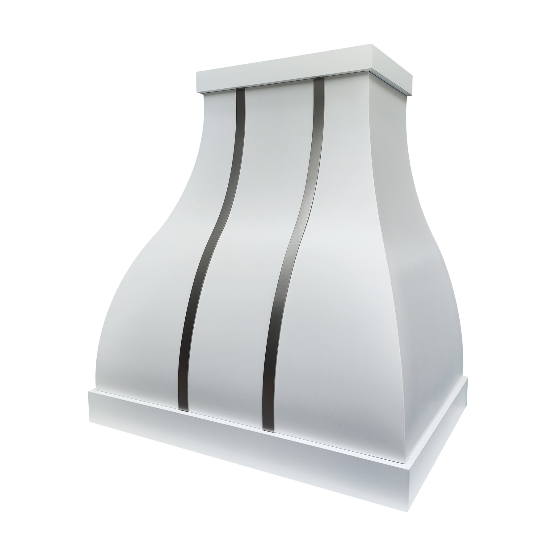 Fobest Custom Matte White Bell-Shaped Range Hood FSS-582