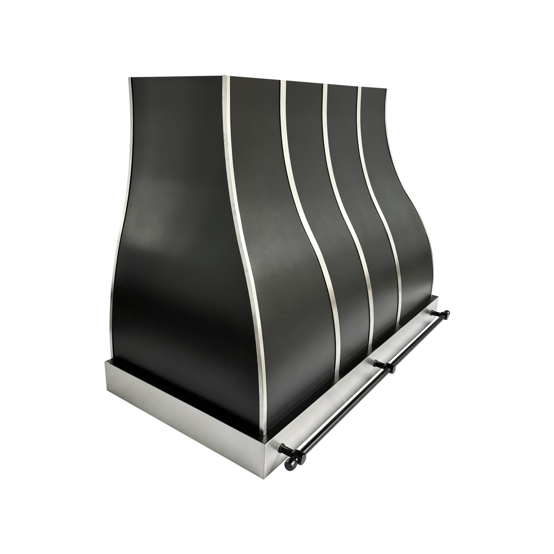 Fobest Custom Metal Range Hood in Black Stainless Steel FSS-651