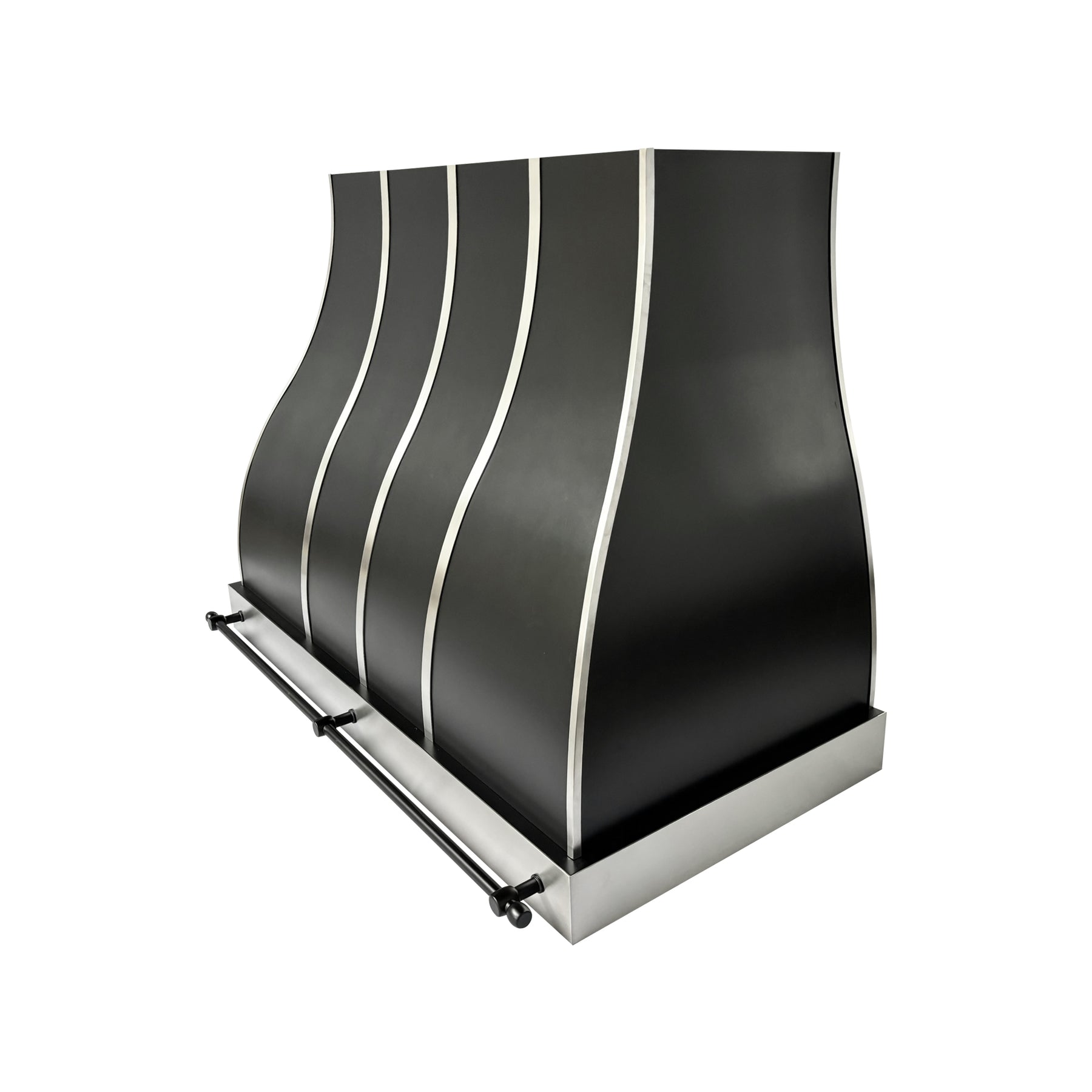 Fobest Custom Metal Range Hood in Black Stainless Steel FSS-651