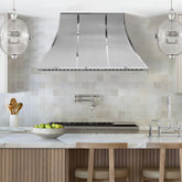 Fobest Custom Minimalist Stainless Steel Range Hood with Soft Curved Design FSS-608