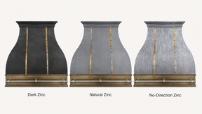 Fobest Custom Mixed Metal Range Hood with Bell Shape FSS-648
