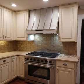 Fobest Custom Modern Matte Stainless Steel Kitchen Hood in Curved Shape FSS-604