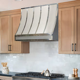 Fobest Custom Modern Matte Stainless Steel Kitchen Hood in Curved Shape FSS-604