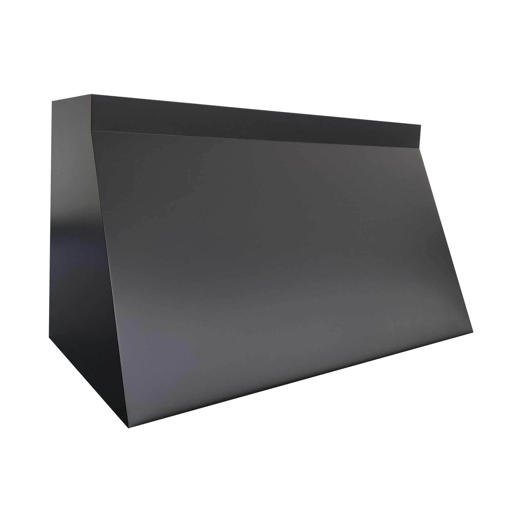 Fobest Custom Modern Sloped Stainless Steel Range Hood in Black FSS-577