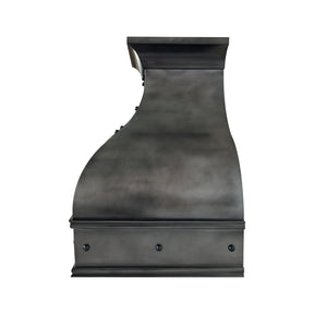 Fobest Custom Modern Zinc Range Hood with Black Details FSS-704