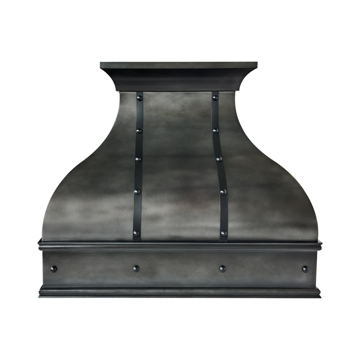 Fobest Custom Modern Zinc Range Hood with Black Details FSS-704