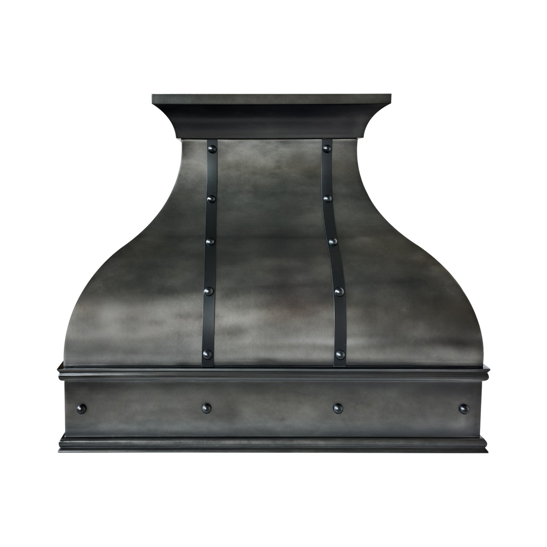 Fobest Custom Modern Zinc Range Hood with Black Details FSS-704