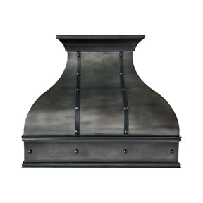 Fobest Custom Modern Zinc Range Hood with Black Details FSS-704