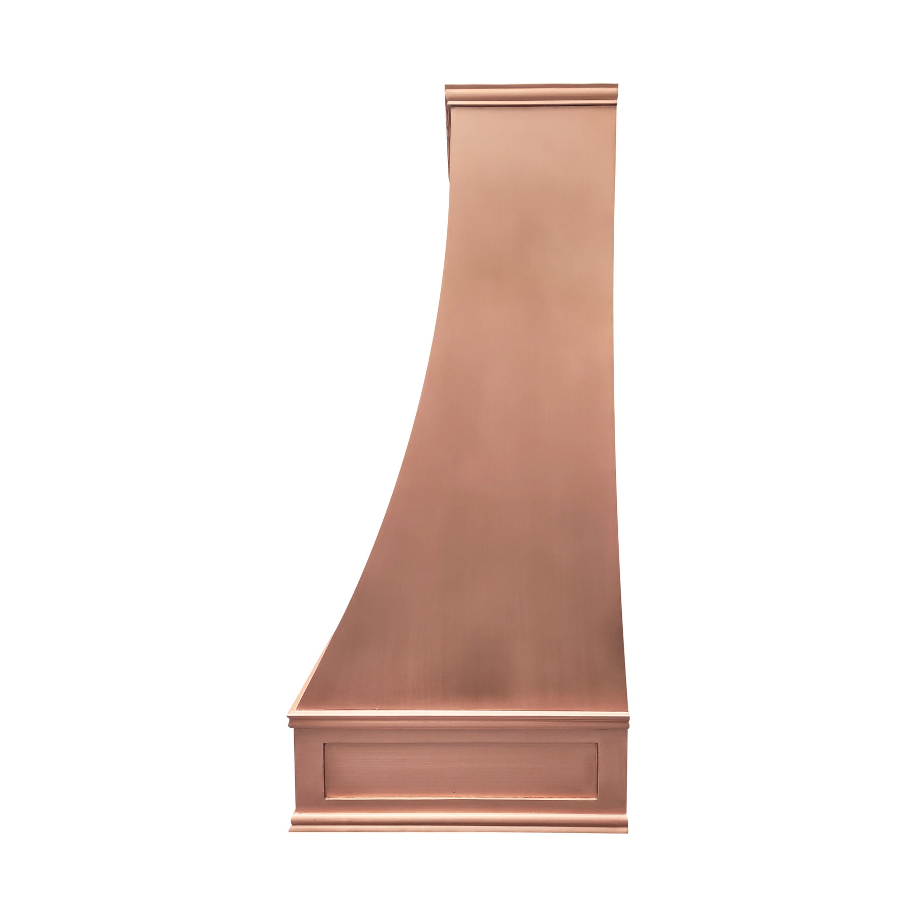 Fobest Custom Natural Copper Range Hood with Classic Smooth Finish FCP-354
