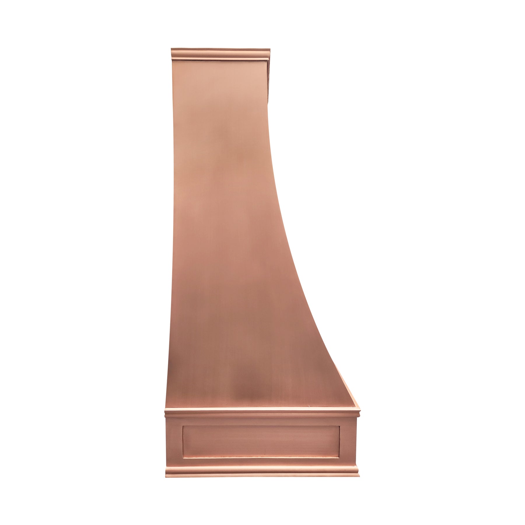 Fobest Custom Natural Copper Range Hood with Classic Smooth Finish FCP-354