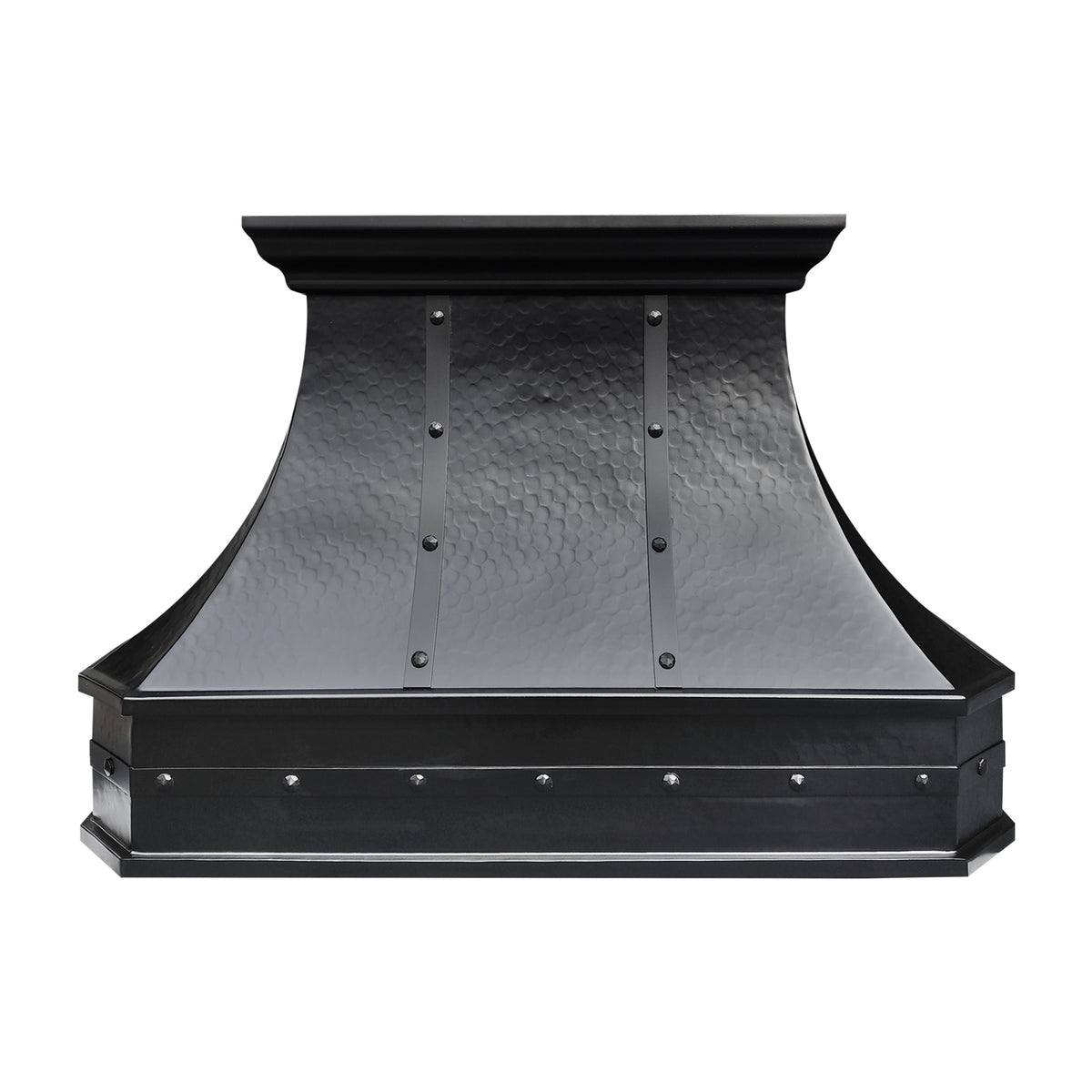 Fobest Custom Oil Rubbed Bronze Island Range Hood with Hammered Texture FCP-345