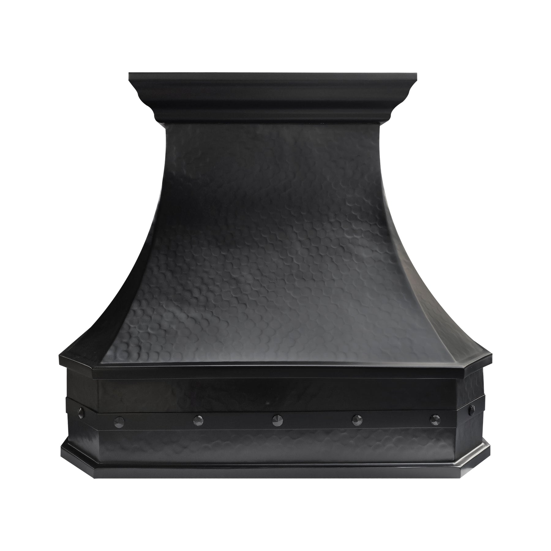 Fobest Custom Oil Rubbed Bronze Island Range Hood with Hammered Texture FCP-345