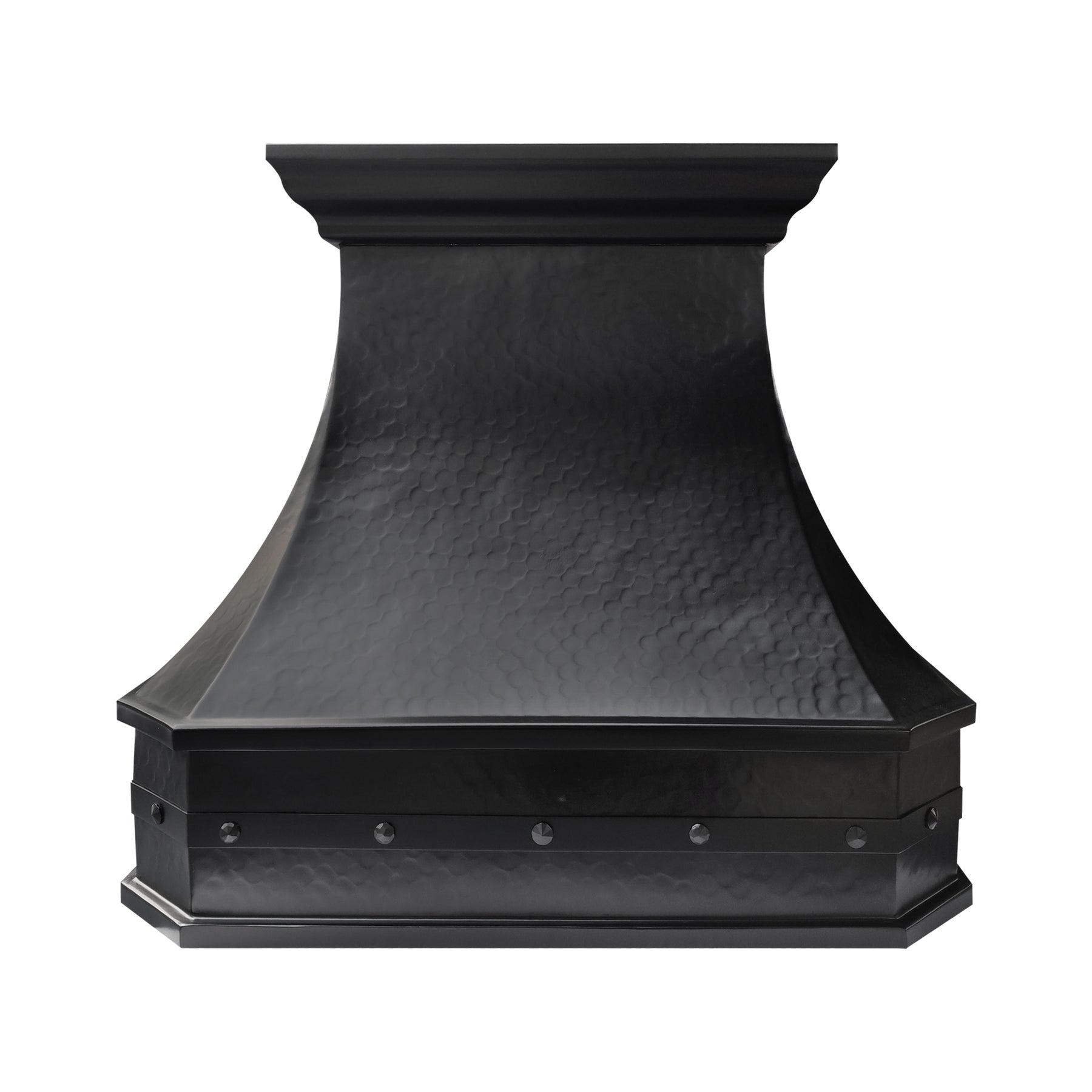 Fobest Custom Oil Rubbed Bronze Island Range Hood with Hammered Texture FCP-345
