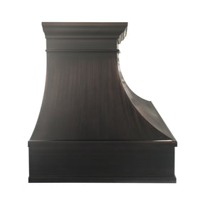 Fobest Custom Oil Rubbed Bronze Luxury Range Hood in Curved Design FCP-373