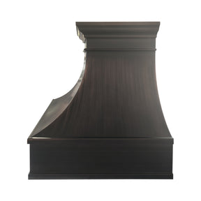Fobest Custom Oil Rubbed Bronze Luxury Range Hood in Curved Design FCP-373