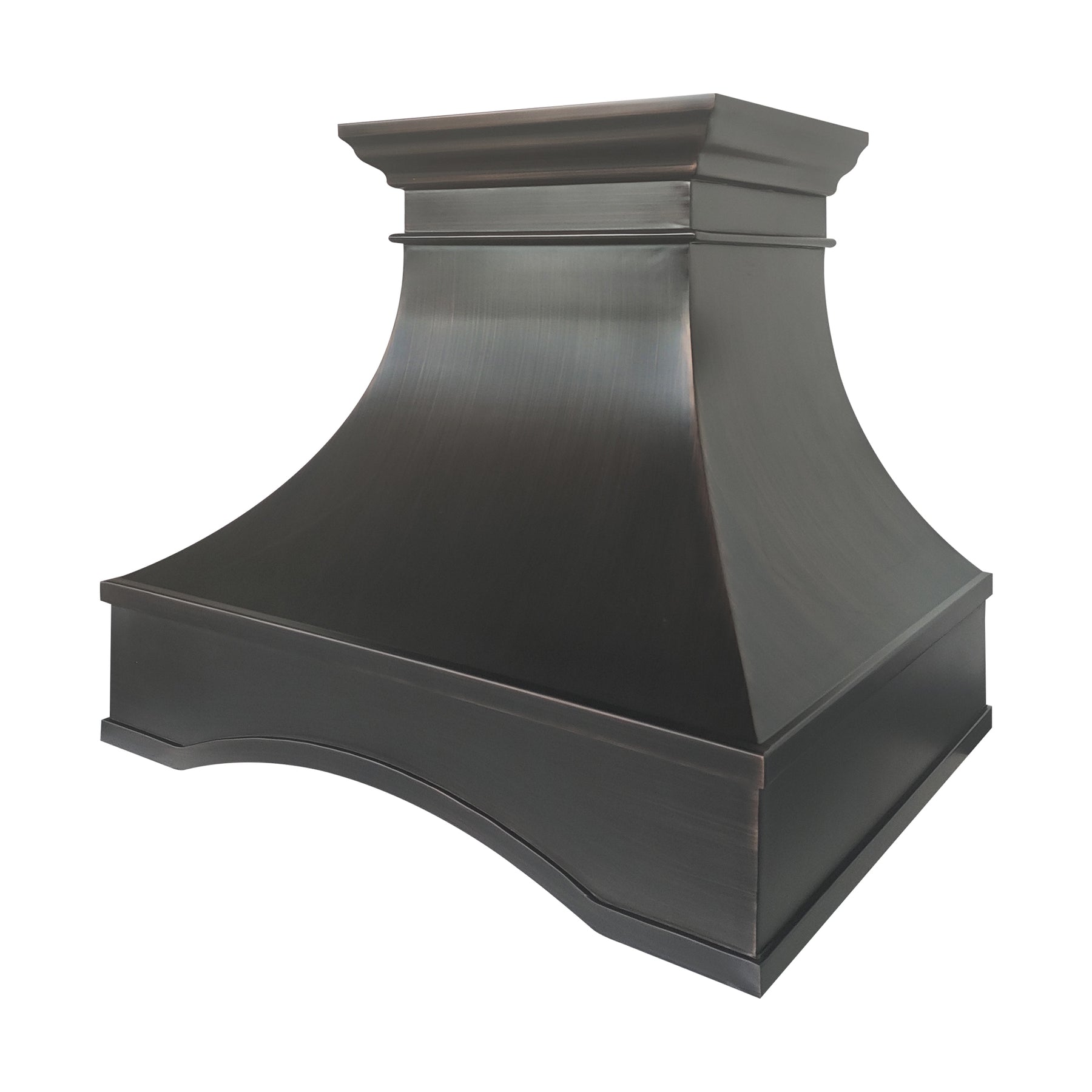 Fobest Custom Oil Rubbed Bronze Luxury Range Hood in Curved Design FCP-373