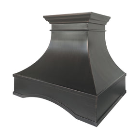 Fobest Custom Oil Rubbed Bronze Luxury Range Hood in Curved Design FCP-373