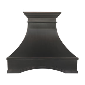 Fobest Custom Oil Rubbed Bronze Luxury Range Hood in Curved Design FCP-373