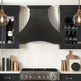 Fobest Custom Oil Rubbed Bronze Luxury Range Hood in Curved Design FCP-373