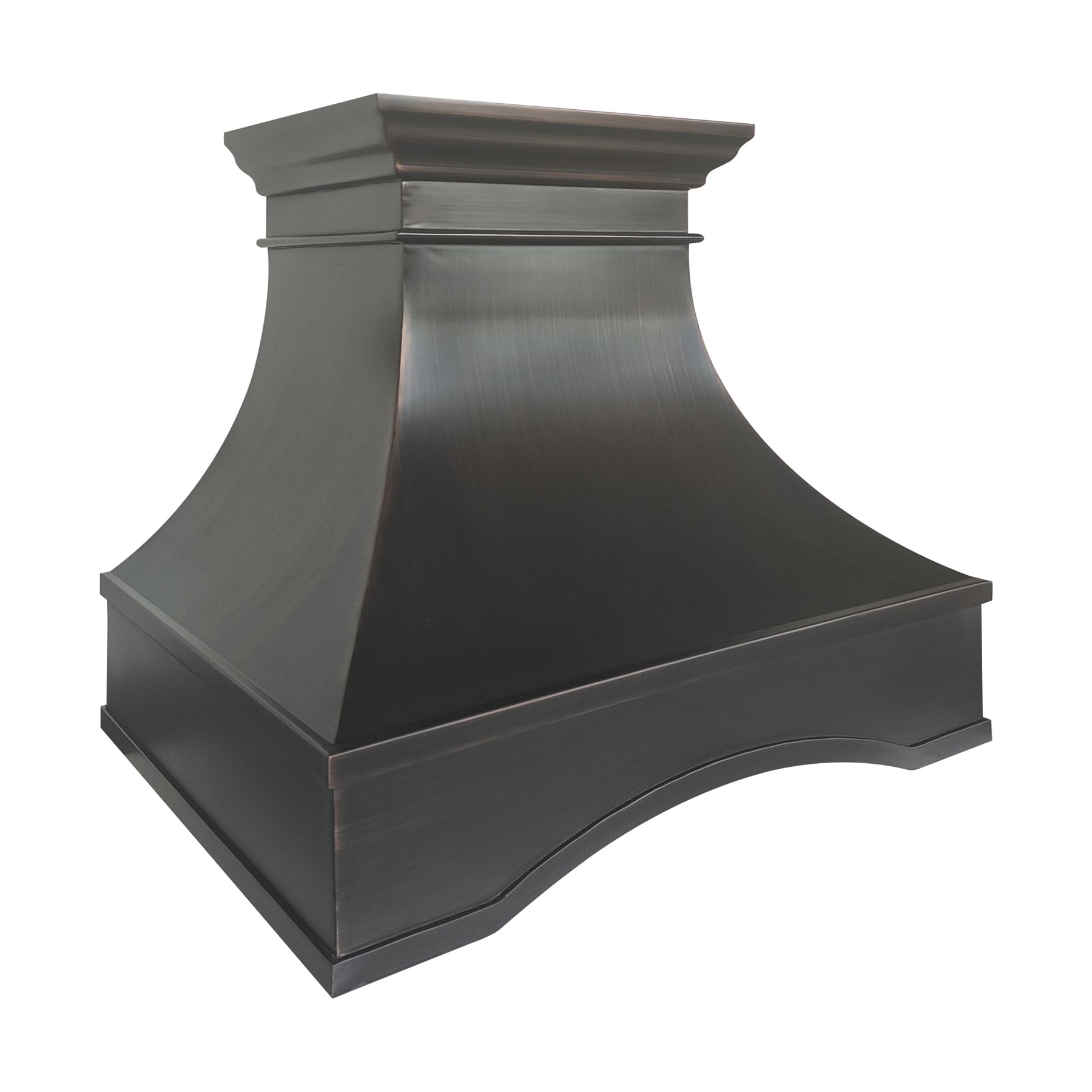 Fobest Custom Oil Rubbed Bronze Luxury Range Hood in Curved Design FCP-373