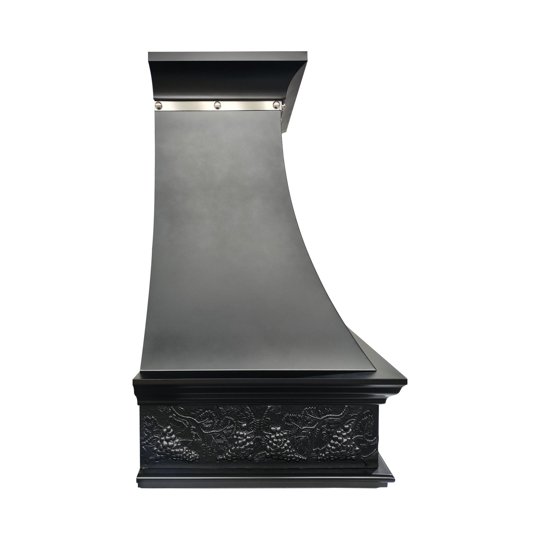Fobest Custom Oil Rubbed Bronze Range Hood with Hand-Carved Apron Design FCP-366