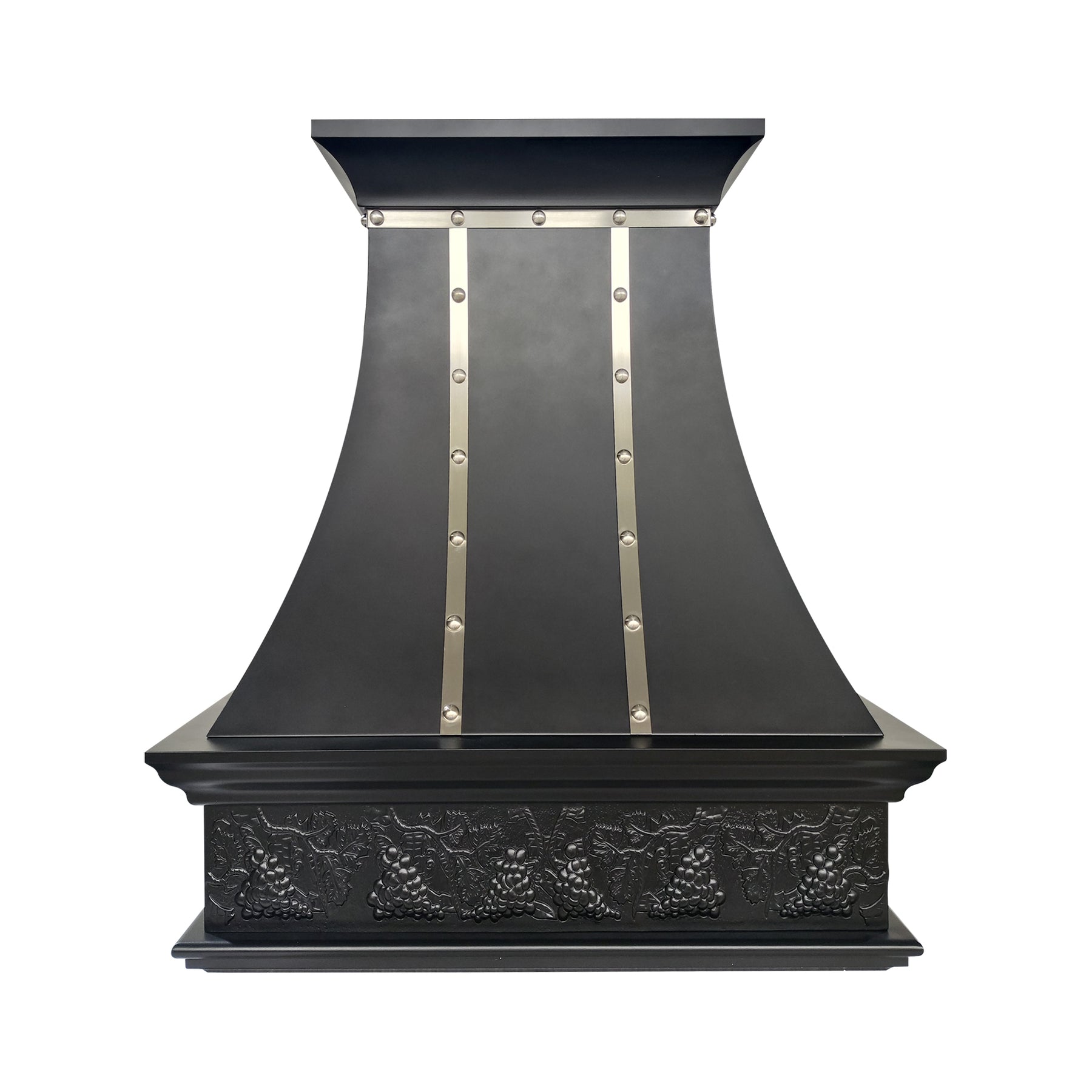 Fobest Custom Oil Rubbed Bronze Range Hood with Hand-Carved Apron Design FCP-366