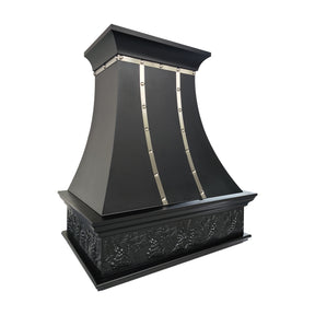 Fobest Custom Oil Rubbed Bronze Range Hood with Hand-Carved Apron Design FCP-366