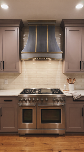 Fobest Custom Range Hood Stainless Steel Curved Design FSS-355