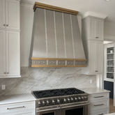 Fobest Custom Range Hood Stainless Steel with Brass Straps FSS-222