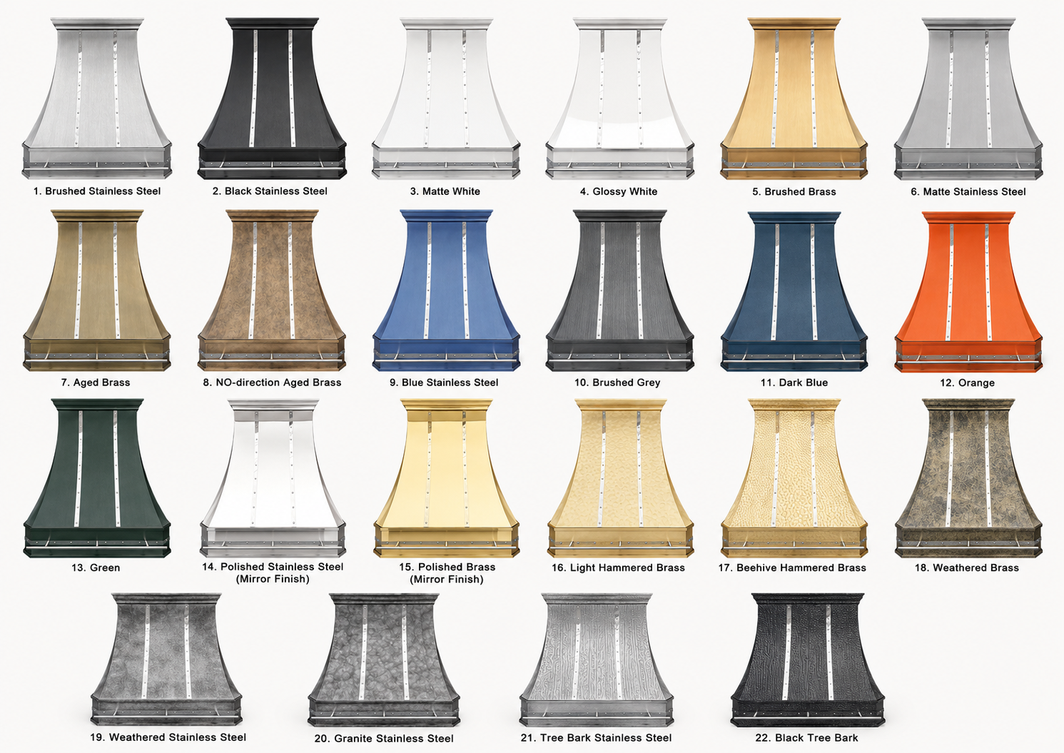 Fobest Custom Range Hood Stainless Steel with Classic Design FSS-6