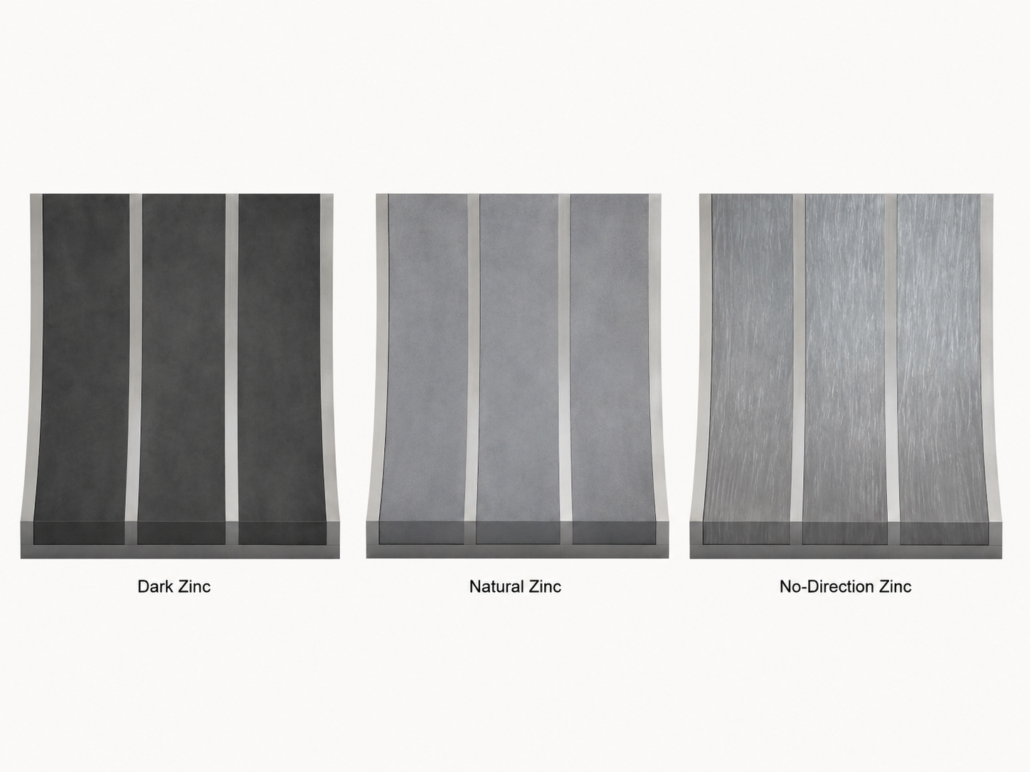 Fobest Custom Range Hood for Luxury Kitchens in Dark Zinc FSS-562